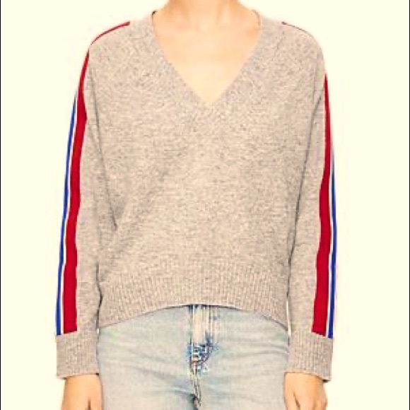 NWT sandro v-neck sweater, size 1 - Picture 1 of 4